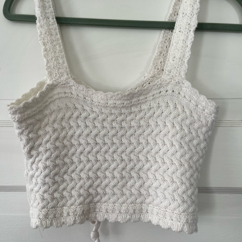 Knit Crochet Tank - Picture 2 of 3